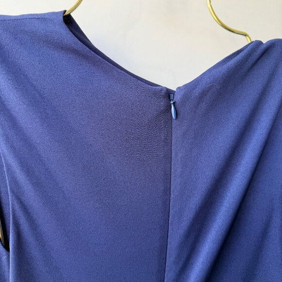 Sies Marjan Drapiertes Midi Dress in Blue Women’s Size 4 - Picture 5 of 8